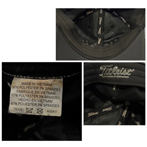 Titleist Tour Stretch Tech Golf Hat & Visor Black Footjoy FJ ProV1 Bundle - Picture 6 of 7